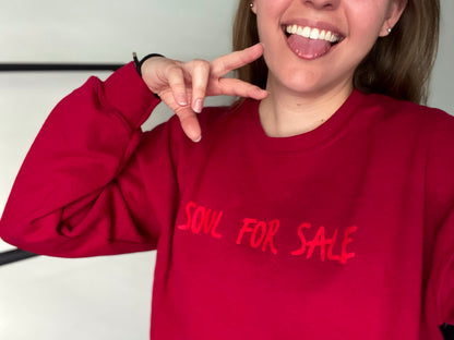 Soul For Sale Sweatshirt | Red