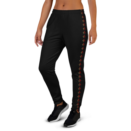 Stripe Joggers | Black | Women's-fit